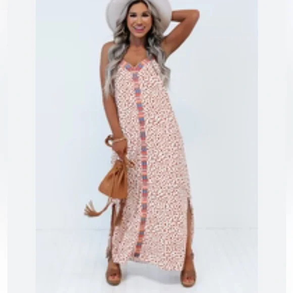 Savanna Jane | Dresses | Savanna Jane Embroidered Maxi Dress Size M |  Poshmark